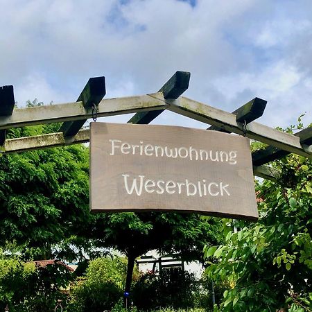 Ferienwohnung Weserblick Polle 외부 사진