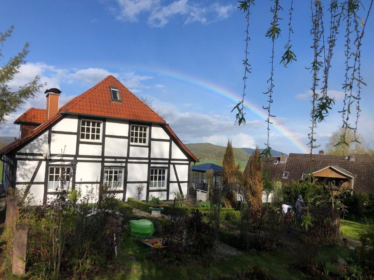 Ferienwohnung Weserblick Polle 외부 사진