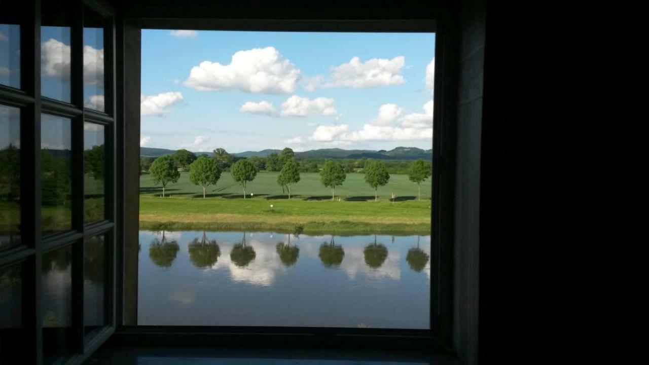 Ferienwohnung Weserblick Polle 외부 사진